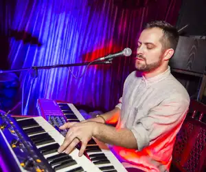 Man with keyboard
