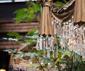 Closeup of Chandelier at Beatnik