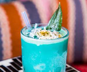 Turquoise cocktail 