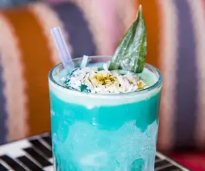 Turquoise cocktail 