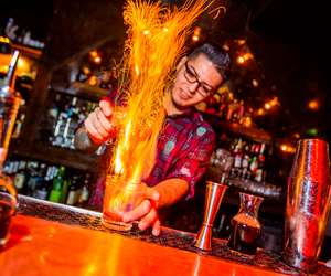 Spanish Coffee being made