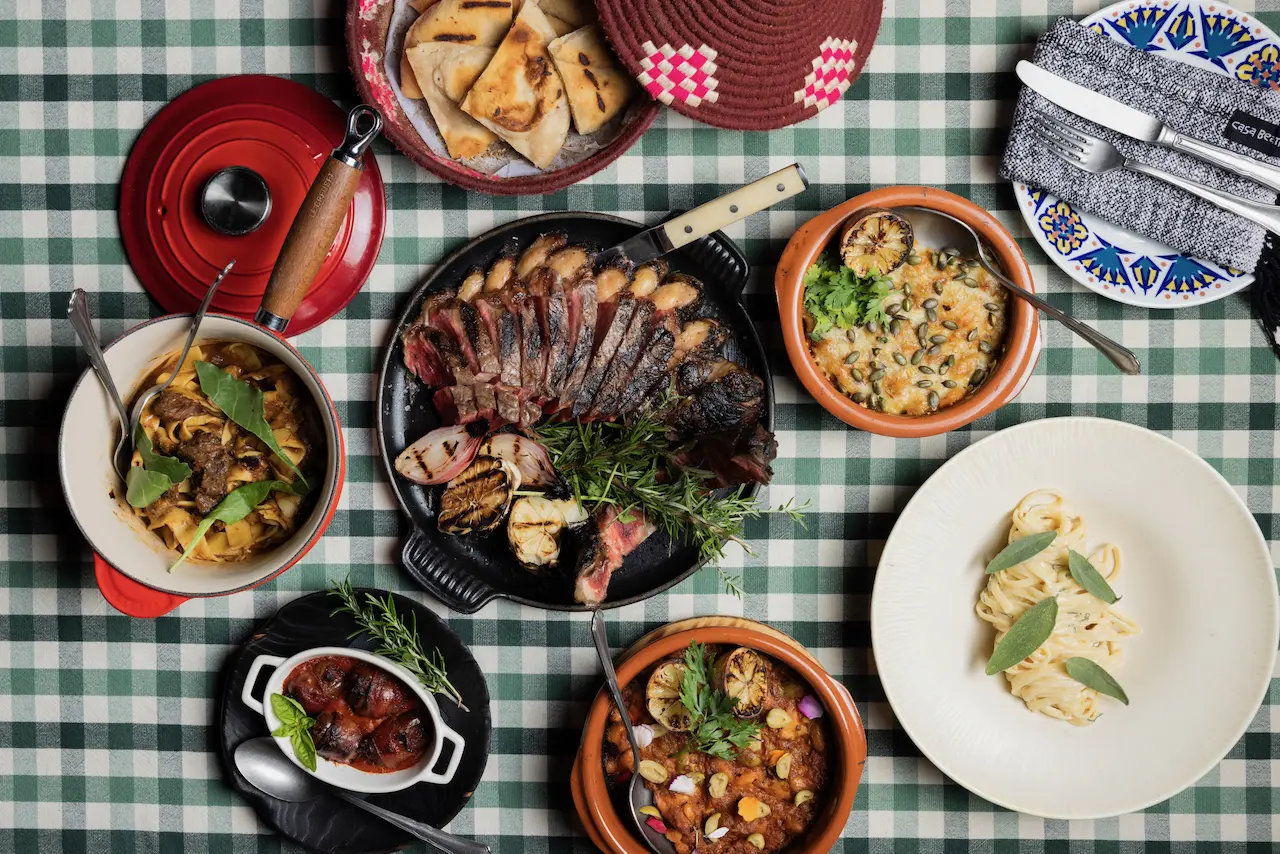 Assorted Spanish plates at Beatnik. 
