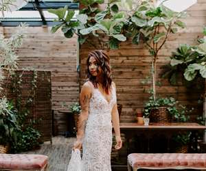 Bride in dress